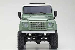 Kyosho Mini-Z Land Rover Defender 90 Heritage RC Rock Crawler Electric 4WD RTR - Grasmere Green/Alaska White image 68943