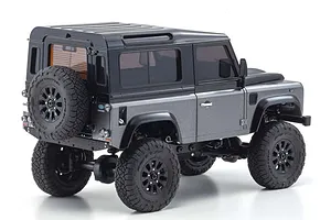 Kyosho Mini-Z Land Rover Defender 90 Corris RC Rock Crawler Electric 4WD RTR - Grey/Santorini Black image 68946