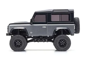 Kyosho Mini-Z Land Rover Defender 90 Corris RC Rock Crawler Electric 4WD RTR - Grey/Santorini Black image 68947