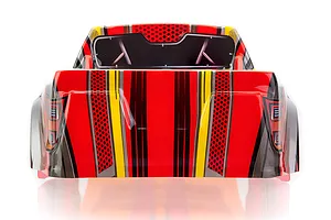 HSP 1/8 Savagery V2 Dark Red Painted Body Shell image 68970