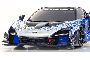 Kyosho Mini-Z McLaren Senna GTR RC Car Electric RWD RTR - 60th Anniversary Blue image 68980