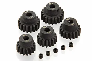 Surpass Steel 15T, 16T, 17T, 18T, 19T 1Mod Pinion Gear Set 5Pcs