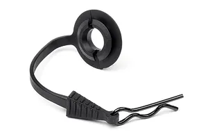 HPI 1.8mm Black Body Pins w/ Rubber Body Washer 12Pcs image 6903