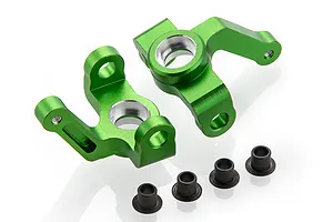 HSP RC4/Kulak Green Aluminium Steering Hubs 2Pcs w/ Bushes