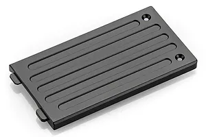 HSP Black Aluminium Centre Chassis Skid Plate