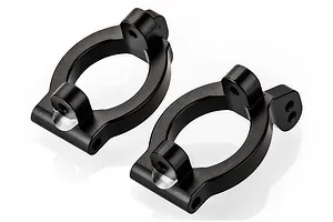 HSP Black Aluminium Steering Hub Carriers (C-Hubs) 2Pcs image 69094