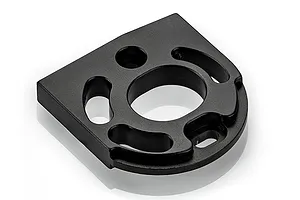 HSP Black Aluminium Motor Mount
