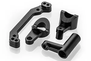 HSP Black Aluminium Servo Saver Set