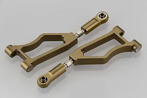 HSP Gunmetal Aluminium Front Upper Suspension Arms 2Pcs image 69111