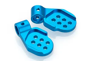 HSP Blue Aluminium Front Body Post Mounts 2Pcs image 69113