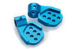 HSP Blue Aluminium Rear Body Post Mounts 2Pcs