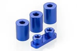 HSP Dark Blue Aluminium Servo Mounts 4Pcs