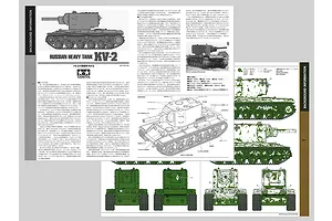Tamiya 1/35 Russian KV-2 Tank Scaled Plastic Model Kit image 69293
