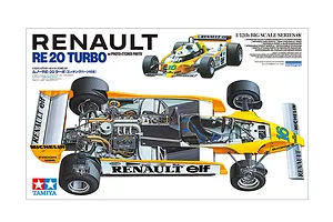 Tamiya 1/12 1977 Renault RE-20 Turbo Scaled Plastic Model Kit image 69310