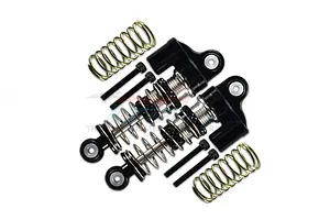 GPM Black Aluminium 35mm Front/Rear Piggyback Shock