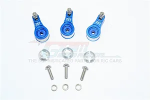 GPM Blue Aluminium TRX-4 Servo Horns for Differential Lockers 3Pcs w/ Built in Servo Saver image 69398