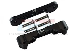 GPM Black Aluminium Front Lower Suspension Mounts 2Pcs