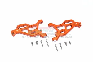 GPM Orange Aluminium Front Lower Suspension Arms 2Pcs w/ Hardware