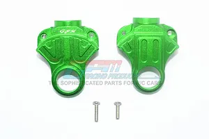 GPM Green Aluminium Front or Rear Differential Output Yokes 2Pcs w/ Hardware image 69462
