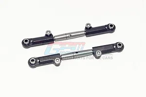 GPM Black Aluminium Rear Upper Adjustable Turnbuckles 2Pcs image 69475