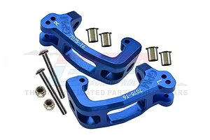 GPM Blue Aluminium Steering Hub Carriers (C-Hub) 2Pcs