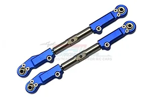 GPM Blue Aluminium &amp; Stainless Steel Front Upper Arm Tie Rods 2Pcs