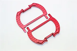 GPM Red Aluminium Battery Holder 2Pcs