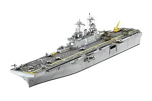 Revell 1/700 USS Wasp Class Assault Aircraft Carrier Scaled Plastic Model Kit image 69812