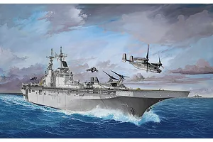 Revell 1/700 USS Wasp Class Assault Aircraft Carrier Scaled Plastic Model Kit image 69817