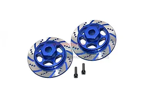 GPM Aluminium 12mm Brake Disc Wheel Hexes 2Pcs - Blue