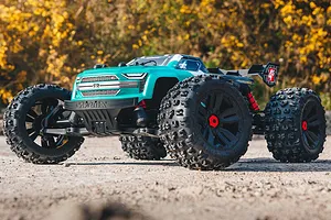 ARRMA Kraton 4x4 4S V2 BLX Speed RC Monster Truck Electric Brushless 4WD 1/10 Scale RTR - Teal image 69894