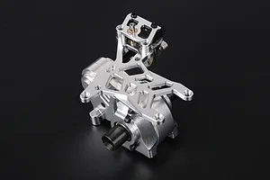 Rovan 1/5 Baja Silver Aluminium Gear Differential Transmission Assembly image 70019