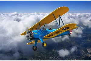 Revell 1/32 Stearman PT-17 Kaydet Training Aircraft Scaled Plastic Model Kit image 70048