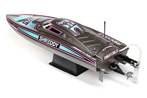 Pro Boat Recoil 2 Shreddy 26" Deep-V Brushless Electric RTR RC Speed Boat - Grey image 70111