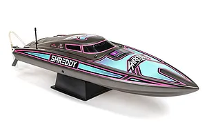 Pro Boat Recoil 2 Shreddy 26" Deep-V Brushless Electric RTR RC Speed Boat - Grey image 70112