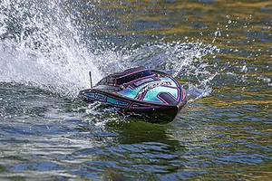Pro Boat Recoil 2 Shreddy 26" Deep-V Brushless Electric RTR RC Speed Boat - Grey image 70119