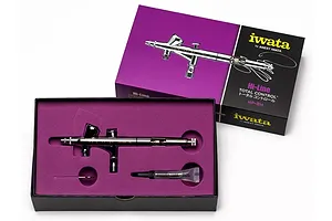 Iwata HP.BH Hi-Line Gravity Fed Dual Action Airbrush w/ Mac Valve - 0.2mm image 70189