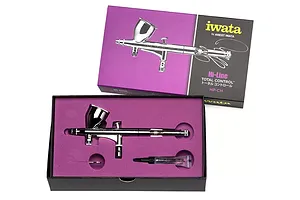Iwata HP.CH Hi-Line Gravity Fed Dual Action Airbrush w/ Mac Valve - 0.3mm image 70191