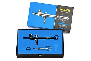 Iwata HP.BP High Precision Gravity Fed Dual Action Airbrush - 0.2mm image 70194