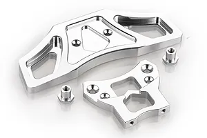 Rovan Silver Aluminium Front Bumper Kit image 70311