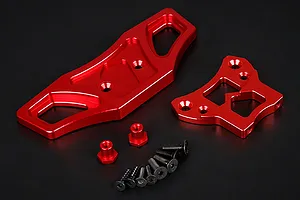 Rovan Red Aluminium Front Bumper Kit image 70312