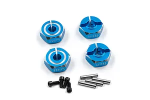 Yeah Racing 1/10 Blue Aluminium 12mm Wheel Hexes 4Pcs