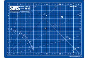 Scale Modellers Supply SMS Premium Cutting Mat A4 Blue image 70451