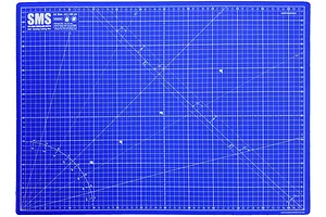 Scale Modellers Supply SMS Premium Cutting Mat A2 Blue image 70453