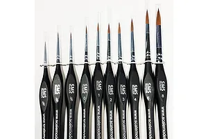 Scale Modellers Supply SMS Sable Brush Set image 70455