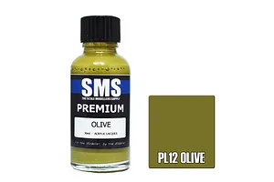 Scale Modellers Supply SMS Premium Olive 30ml