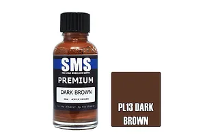 Scale Modellers Supply SMS Premium Dark Brown 30ml