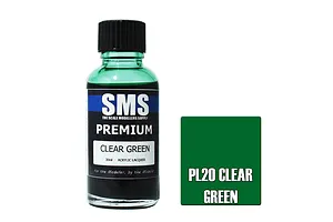 Scale Modellers Supply SMS Premium Clear Green 30ml