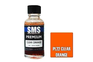 Scale Modellers Supply SMS Premium Clear Orange 30ml