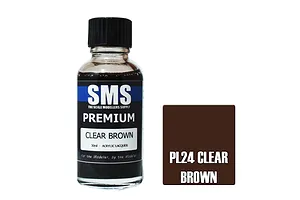 Scale Modellers Supply SMS Premium Clear Brown 30ml